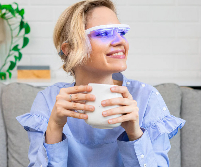 Розумні світлотерапевтичні окуляри AYO+ (White-Blue)